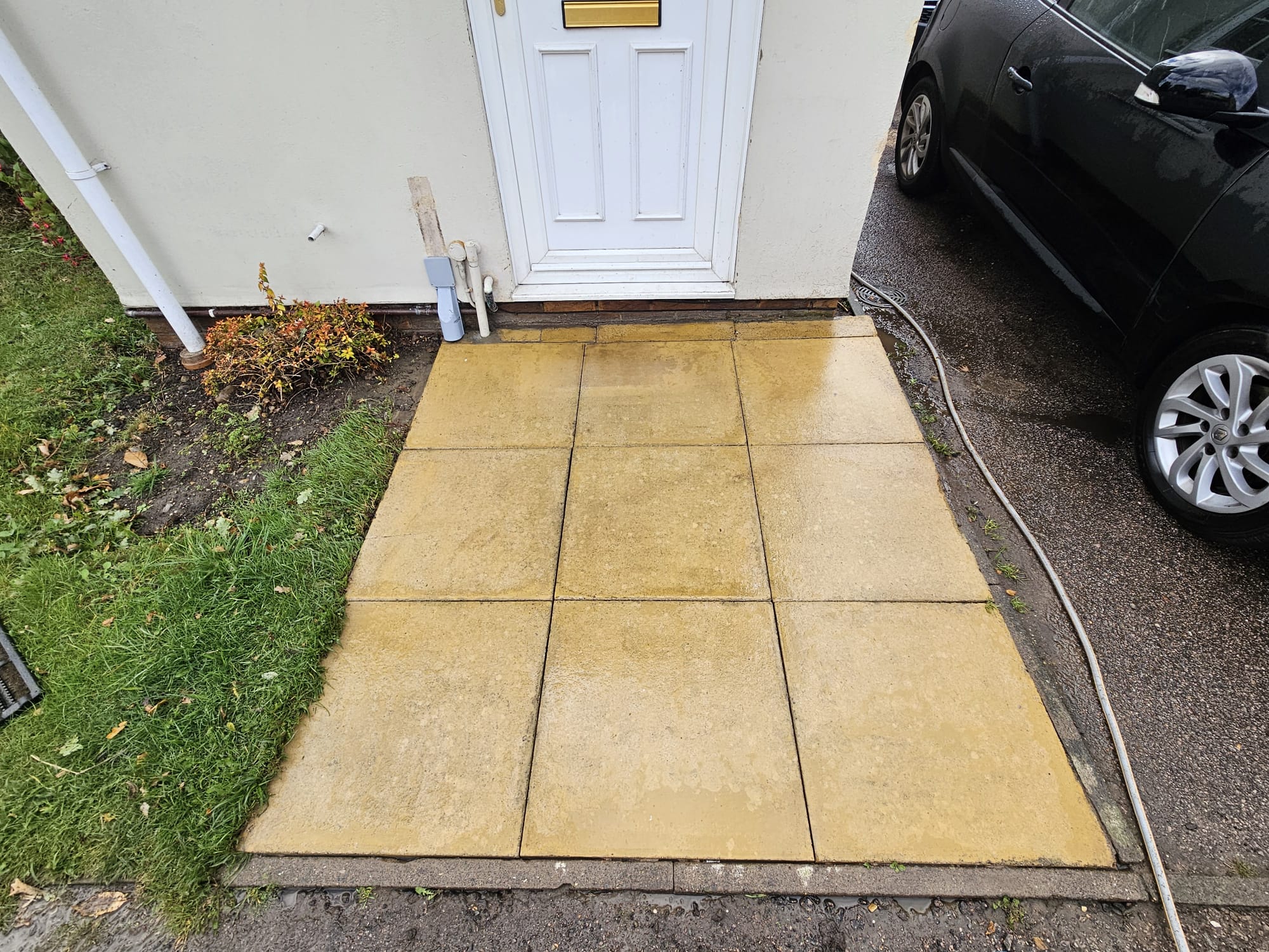 Patio after pressure washing — HydroSmiths North Walsham